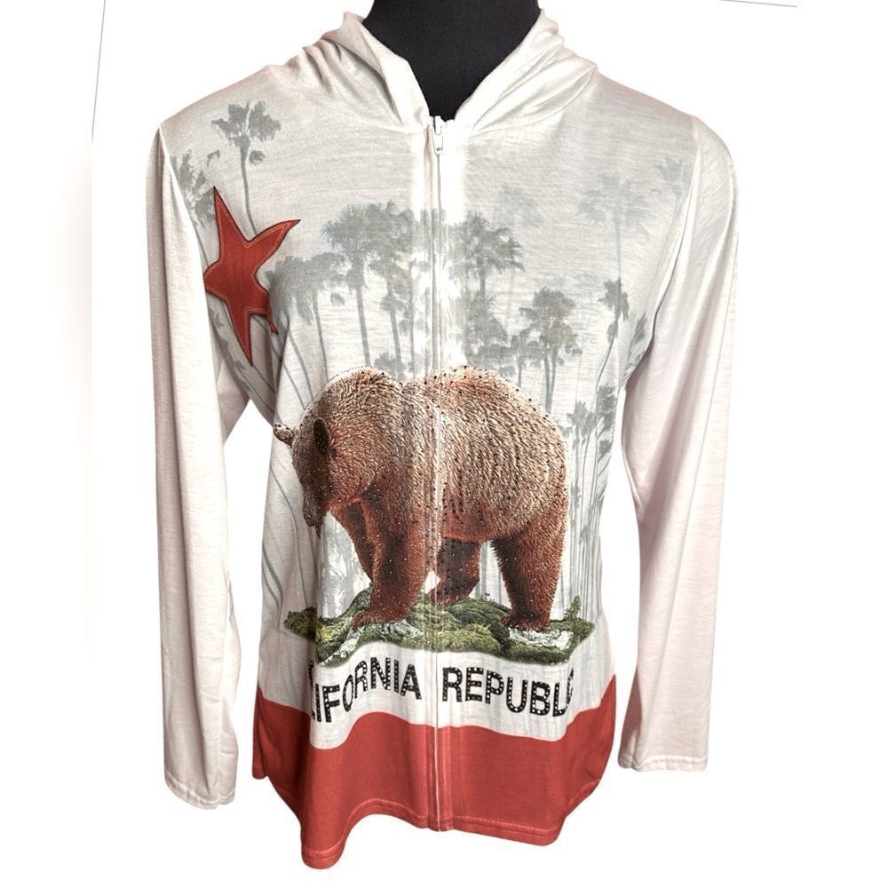 California Republic Hoodie NWOT Size M